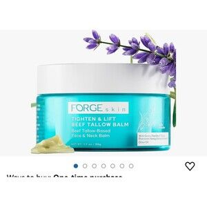 Forge Skin Women Tighten & Lift Beef Tallow Balm Face Neck Balm 1.7 Oz/ 50g